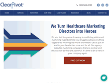 Tablet Screenshot of clearpivot.com